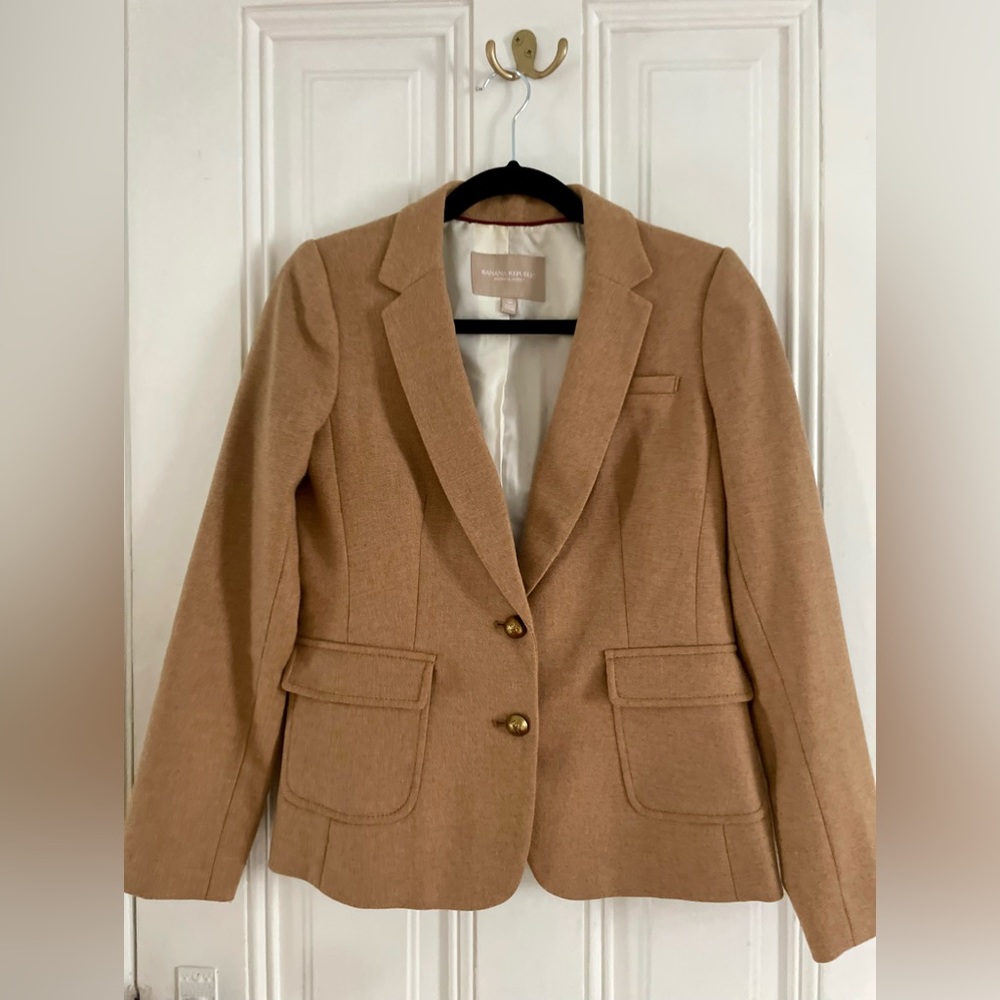 Banana Republic Tweed Blazer (size 4P)
